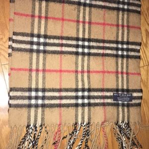Vintage Burberry scarf.